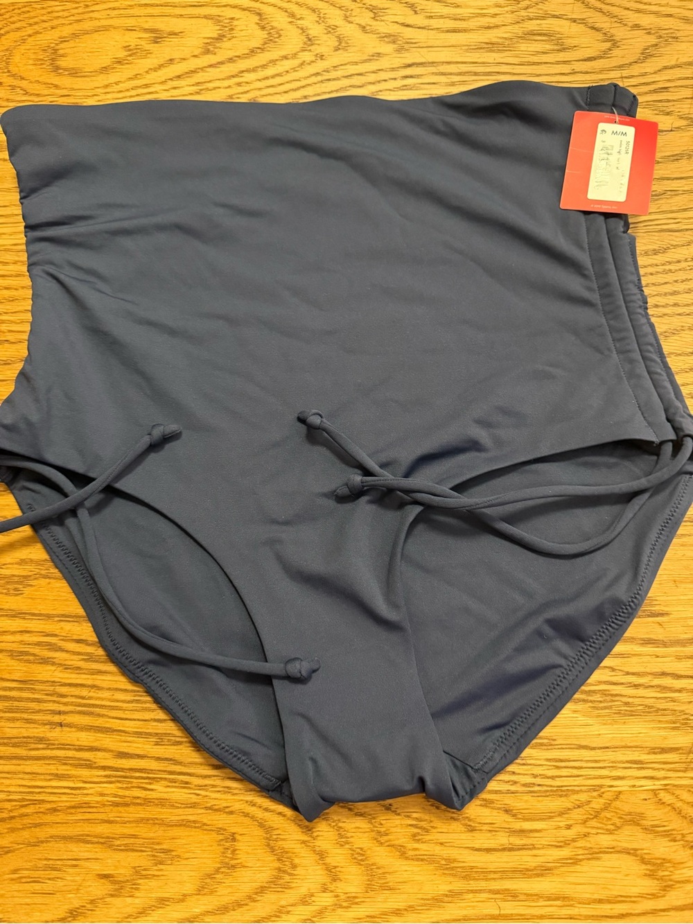 SPANX Women’s High-Waist Swim Botton in Navy Medium NWT New